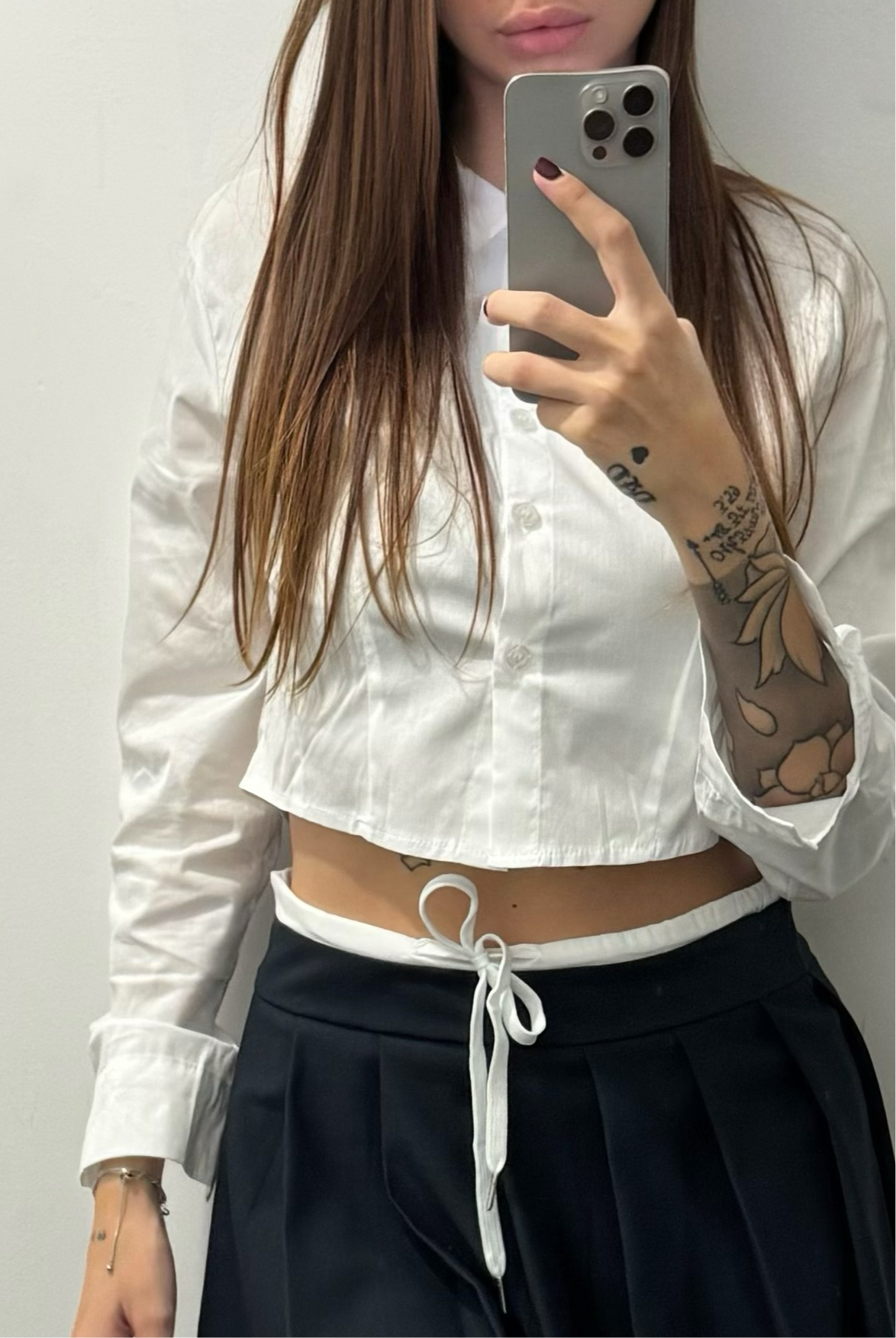 Camicia crop